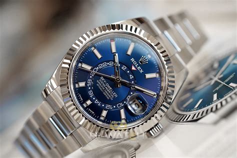 sky dweller rolex 42mm|Rolex Sky-Dweller blue dial.